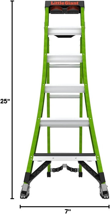 Little Giant Ladder Systems 13906-071 King Kombo 3-in-1 Ladder, 6 Ft, Green