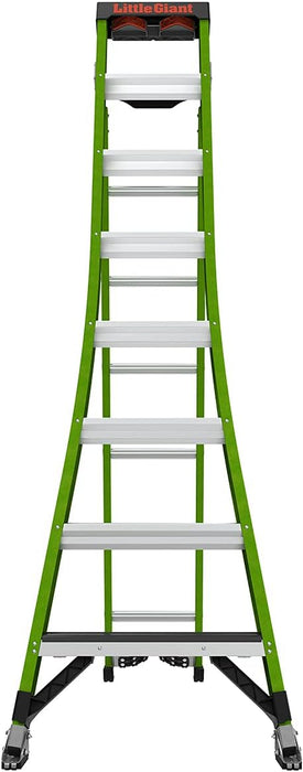 Little Giant Ladder Systems 13908-074 King Kombo 3-in-1 Ladder, 8 Ft, Green