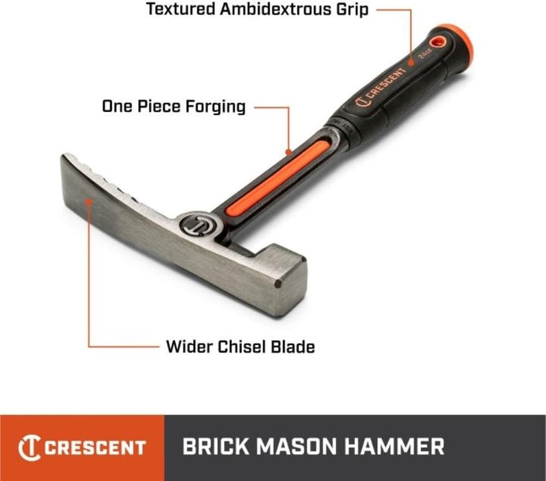 CRESCENT - Crescent 15 Oz. Steel Brick Hammer (CHSBK15)