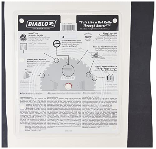 Diablo 8-1/4" x 40-Teeth Finishing Saw Blade for Wood