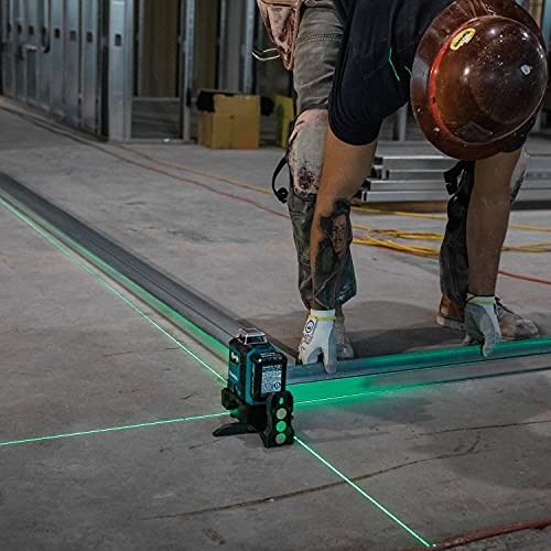 Makita 12V Max CXT Lithium‑Ion Cordless Self‑Leveling 360° 3‑Plane Green Laser Kit