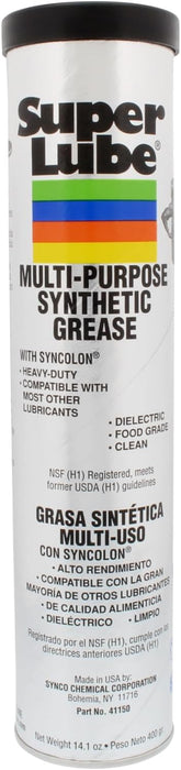 Super Lube Synthetic Multi-Purpose Grease, 400g, Translucent White Color