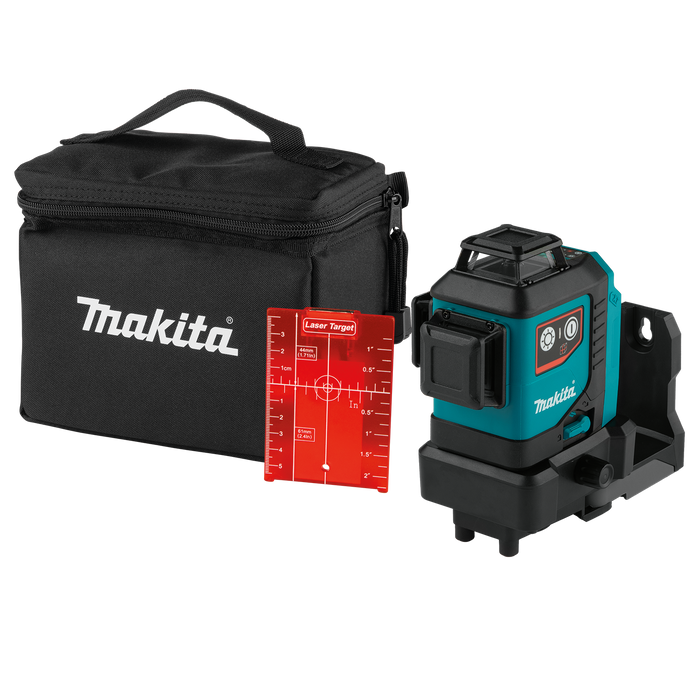 Makita 12V Max CXT Lithium‑Ion Cordless Self‑Leveling 360° 3‑Plane Red Laser (Bare Tool)