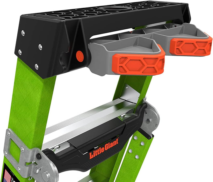 Little Giant Ladder Systems 13908-074 King Kombo 3-in-1 Ladder, 8 Ft, Green