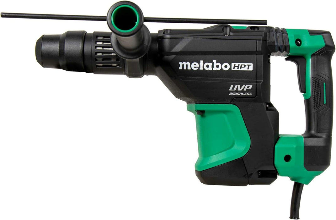 Metabo HPT Rotary Hammer | 1-9/16-Inch SDS Max | AC Brushless Motor | 4 Speed Modes | User Vibration Protection | Reactive Force Control | DH40MEY2