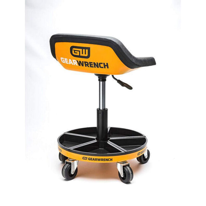 GEARWRENCH Adjustable Height Swivel Mechanics Seat, 18" To 22"