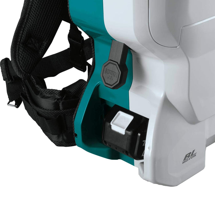 Makita 18V X2 LXT Lithium-Ion (36V) Brushless Cordless 1.6 Gallon HEPA Filter Backpack Dry Vacuum (6.0Ah)