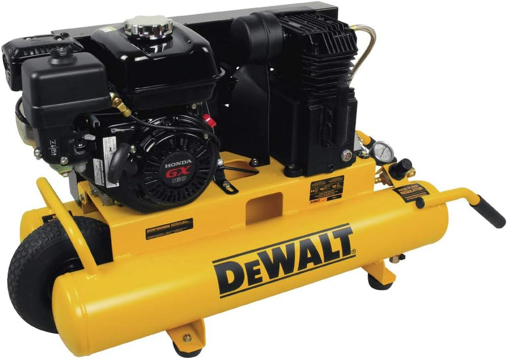 DeWALT 5.5 HP 8 Gallon Oil-Lube Wheelbarrow Air Compressor