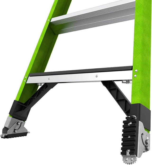 Little Giant Ladder Systems 13908-074 King Kombo 3-in-1 Ladder, 8 Ft, Green