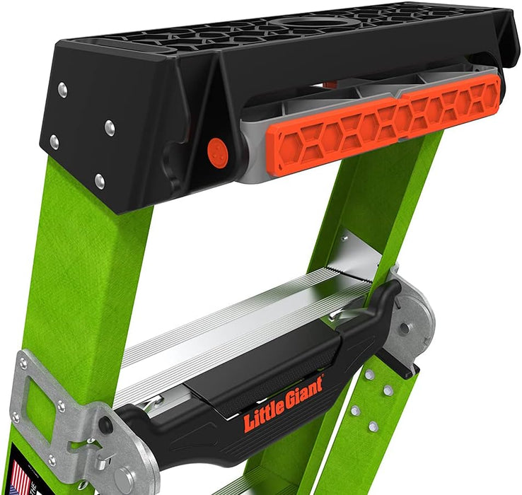 Little Giant Ladder Systems 13908-074 King Kombo 3-in-1 Ladder, 8 Ft, Green