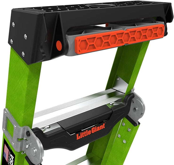 Little Giant Ladder Systems 13906-071 King Kombo 3-in-1 Ladder, 6 Ft, Green