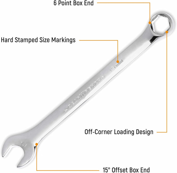 GEARWRENCH 28 Piece Combination Wrench Set | 6 Point | SAE & Metric | 81923