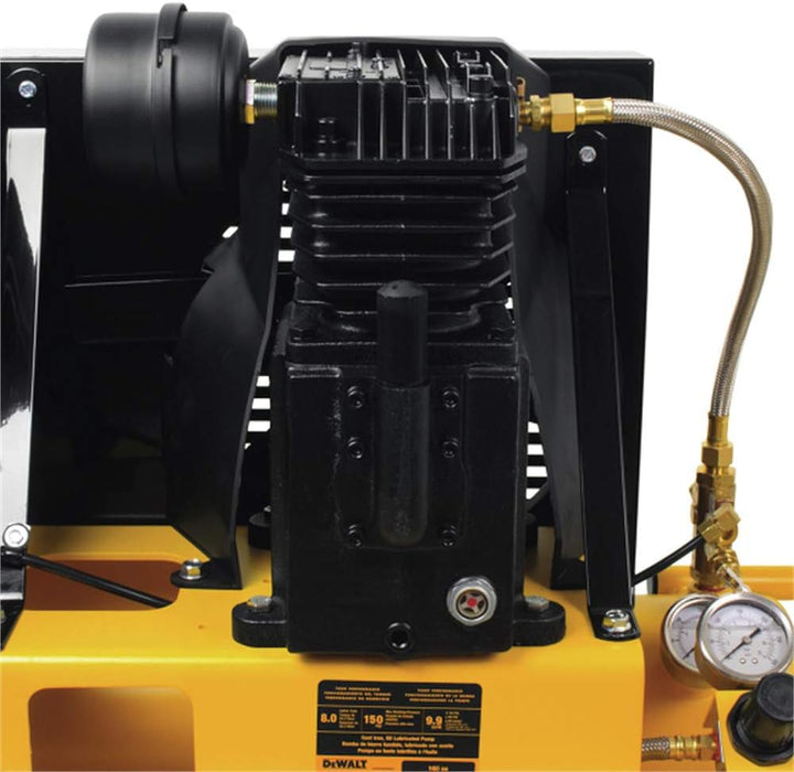 DeWALT 5.5 HP 8 Gallon Oil-Lube Wheelbarrow Air Compressor