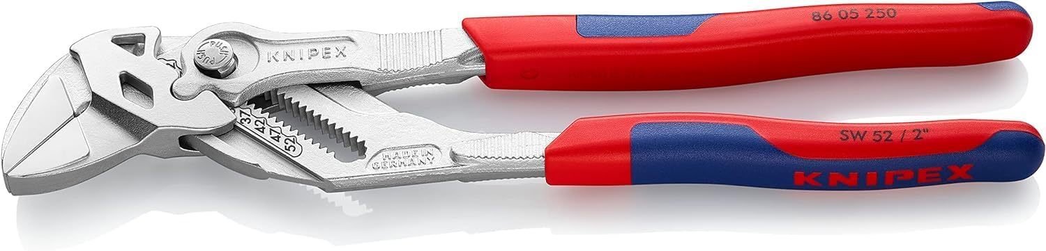 KNIPEX 10" Pliers Wrench, Ergonomic Grip