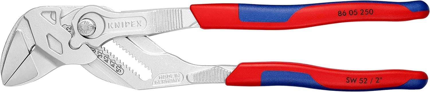 KNIPEX 10" Pliers Wrench, Ergonomic Grip