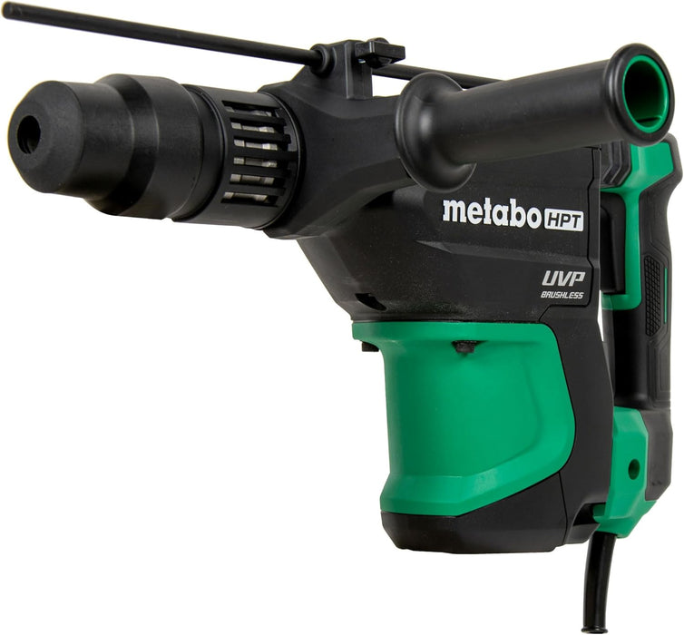 Metabo HPT Rotary Hammer | 1-9/16-Inch SDS Max | AC Brushless Motor | 4 Speed Modes | User Vibration Protection | Reactive Force Control | DH40MEY2