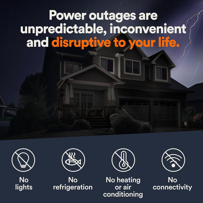 Generac 7042 22kW Air Cooled Guardian Series Home Standby Generator - Comprehensive Protection - Smart Controls - Versatile Power - Wi-Fi Connectivity - Real-Time Updates