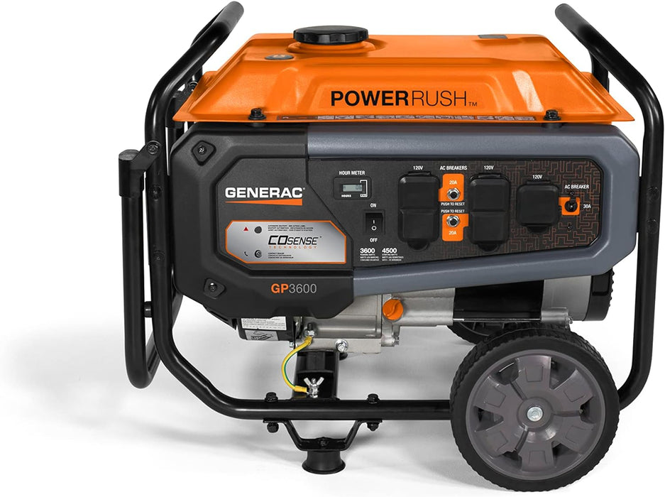 Generac GP Series GP3600 Portable Generator (Model 7722)