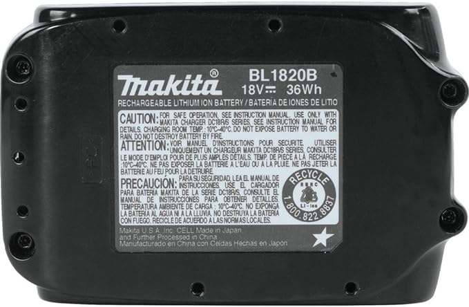 Makita 18V (BL1820BUSD1) Compact Lithium-Ion 2.0Ah Battery