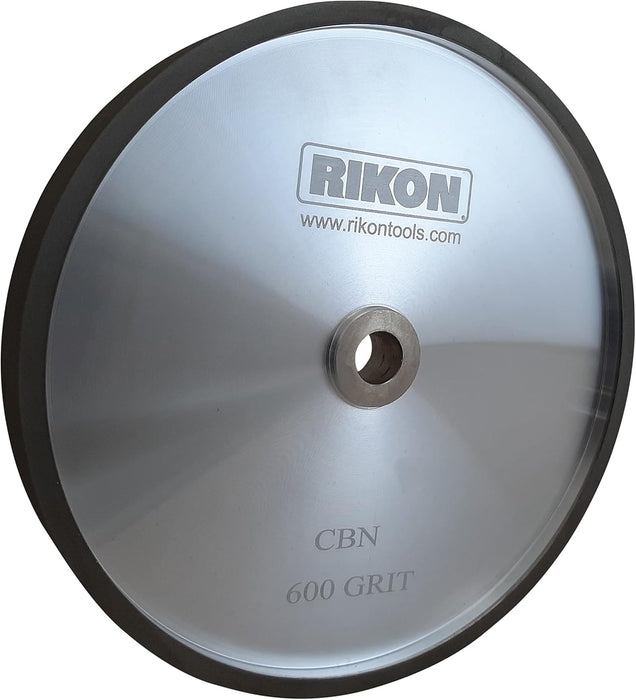 Rikon PRO Series 82-1600 CBN Grinding Wheel 600 Grit 8 inch Wheel to Sharpen High Speed Steel Cutting Tools for your Woodworking Lathe (Used, Like New)