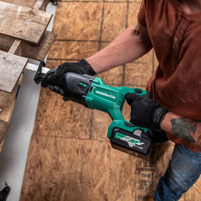 Metabo HPT 18V Multi-Volt Cordless Reciprocating Saw | CR18DBQ4 (Bare Tool)