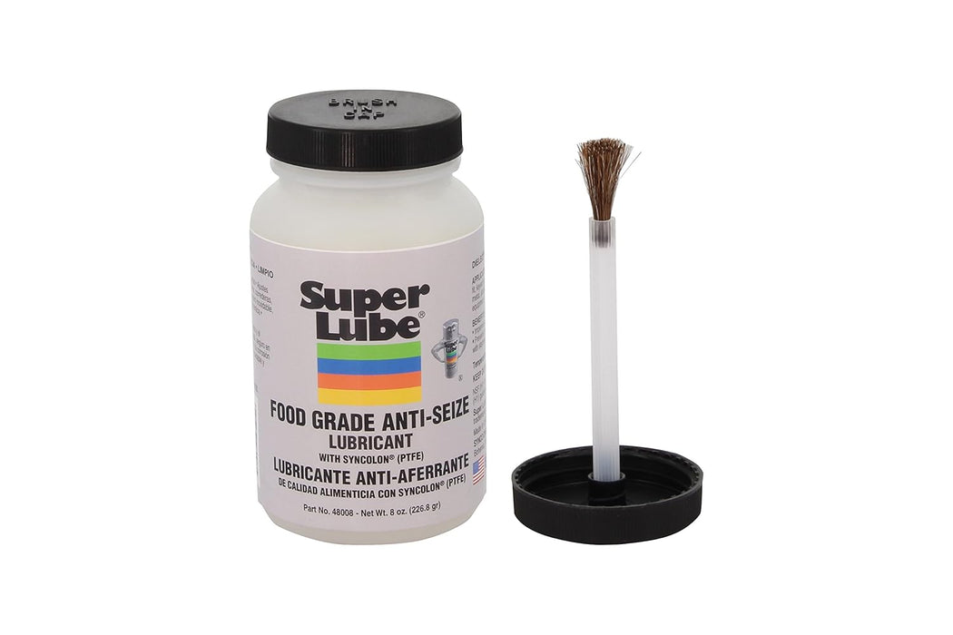 Super Lube Food Grade Anti-Seize w/Syncolon (PTFE), Translucent White