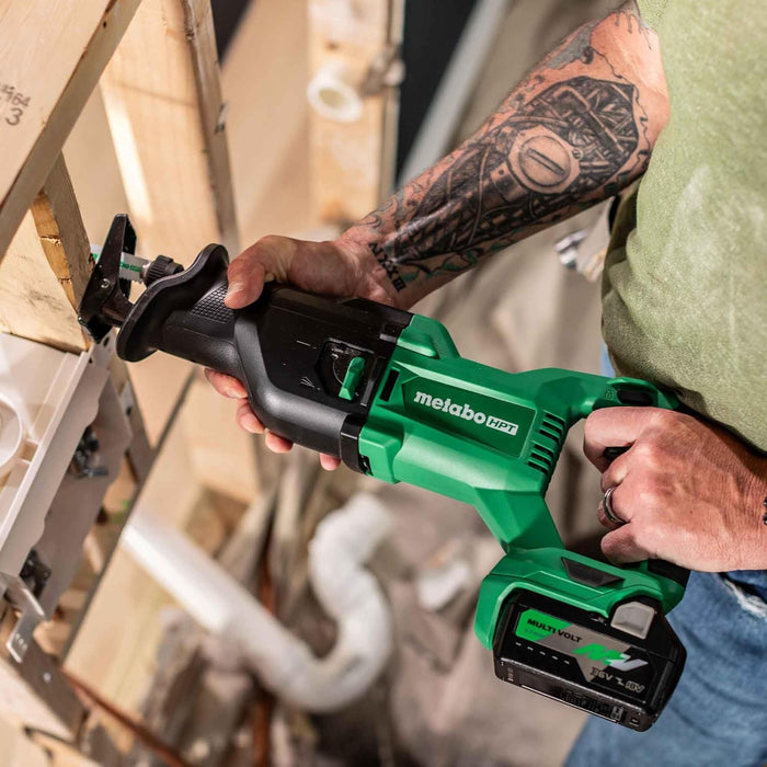 Metabo HPT 18V Multi-Volt Cordless Reciprocating Saw | CR18DBQ4 (Bare Tool)