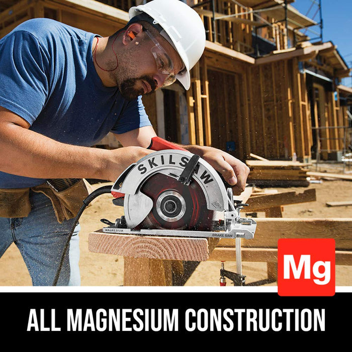 SKILSAW SPT67WMB-01 15 Amp 7-1/4 In. Magnesium Sidewinder Circular Saw with Brake