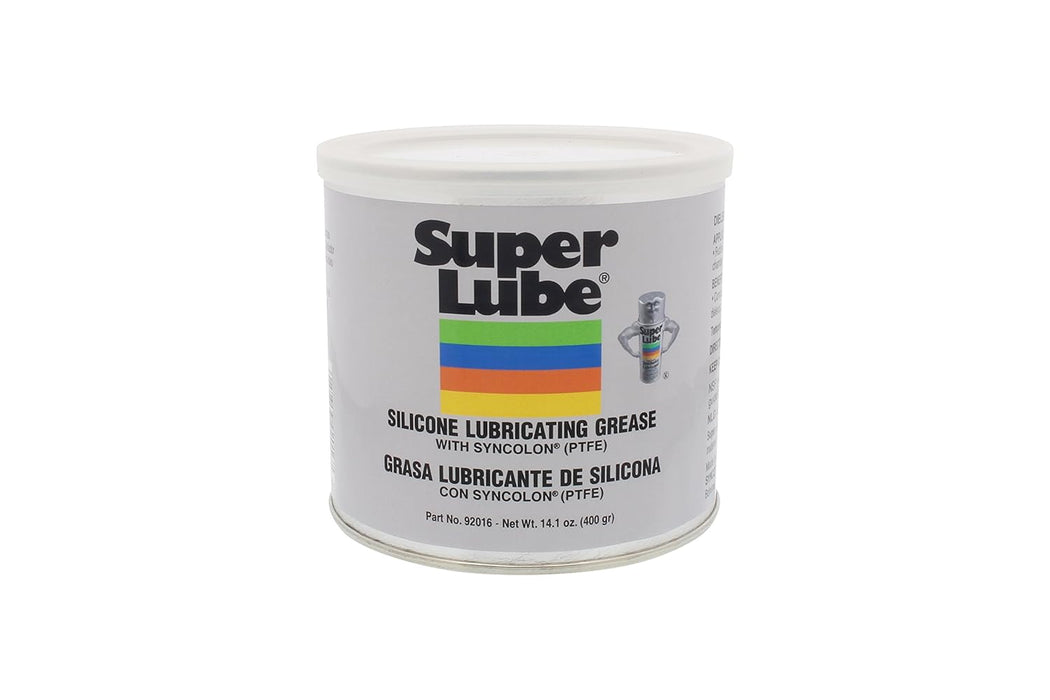 Super Lube Silicone Grease with Syncolon (PTFE), Translucent White