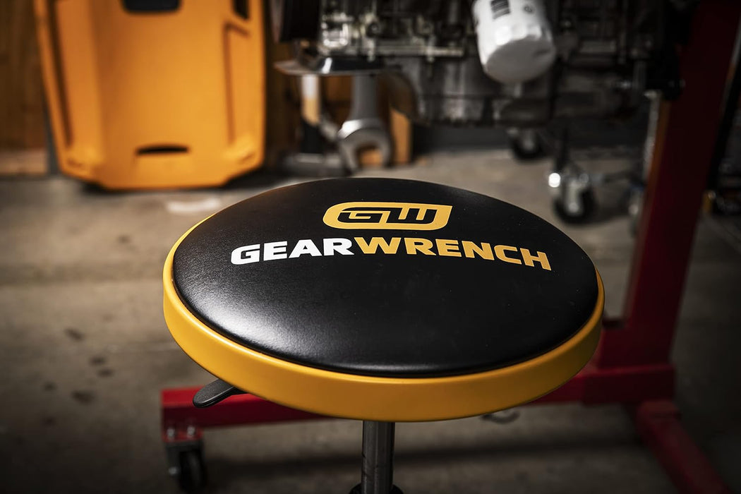 GEARWRENCH Adjustable Height Swivel Shop Stool 26" To 31" | 86992