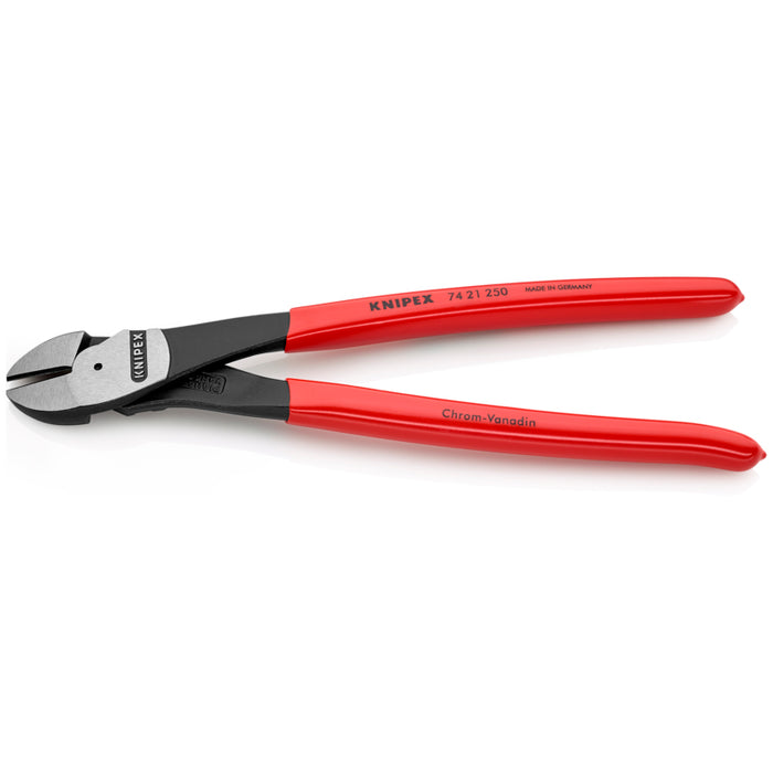 KNIPEX 10" High Leverage 12° Angled Diagonal Cutters