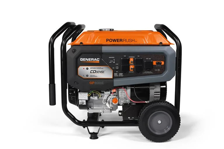 Generac Series 8000 Electric Start Portable Generator with COsense (Model 7715)