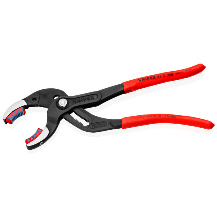KNIPEX 10" Pipe Gripping Pliers-Replaceable Plastic Jaws