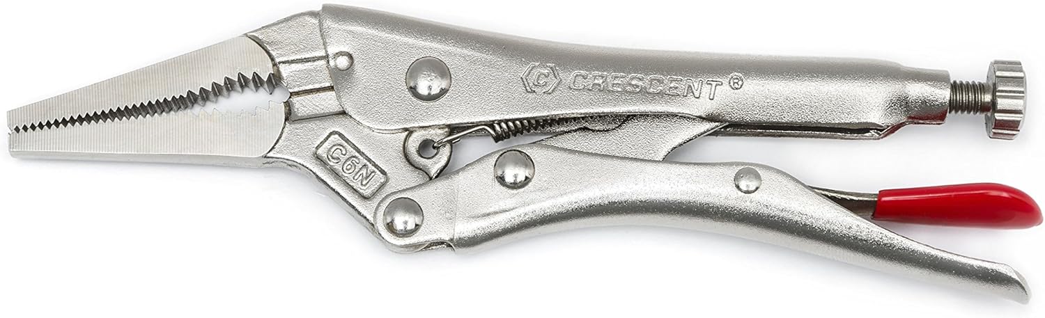 Crescent 6" Long Nose Locking Pliers with Wire Cutter - C6NVN