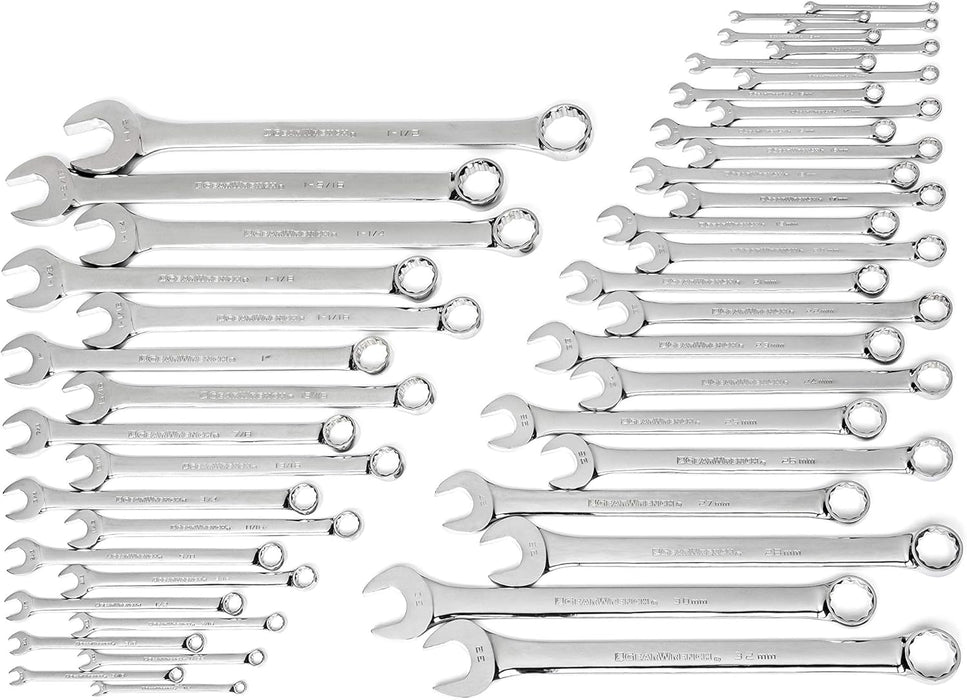 GEARWRENCH 44 Pc. Master Combination Wrench Set, Metric/SAE - 81919