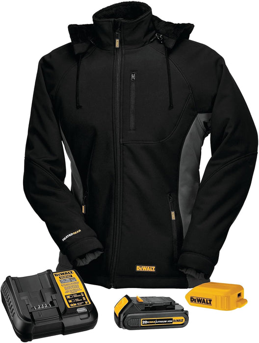 DEWALT (DCHJ066C1-2XL) 20V/12V MAX Women's Heated Jacket Kit, Black, XX-Large