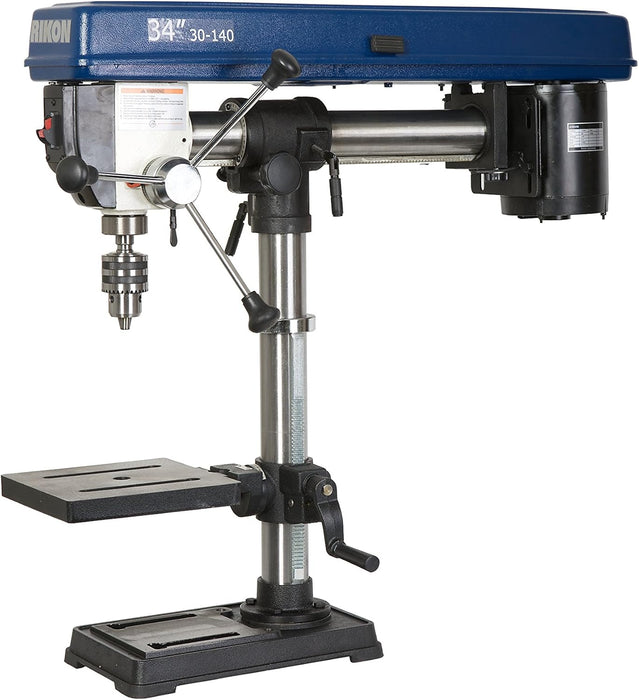 RIKON 30-140 – 34" BENCHTOP RADIAL DRILL PRESS