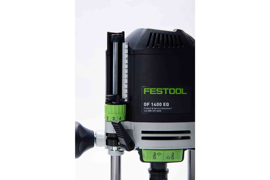 Festool 2-3/4In OF 1400 EQ-F-Plus Plunge Router with Systainer3