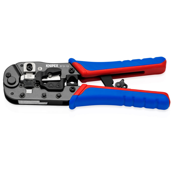 KNIPEX 7-1/2" Crimping Pliers for RJ45 Western Plugs