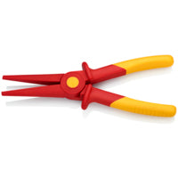 KNIPEX 8-3/4" Flat Nose Plastic Pliers-1000V Insulated