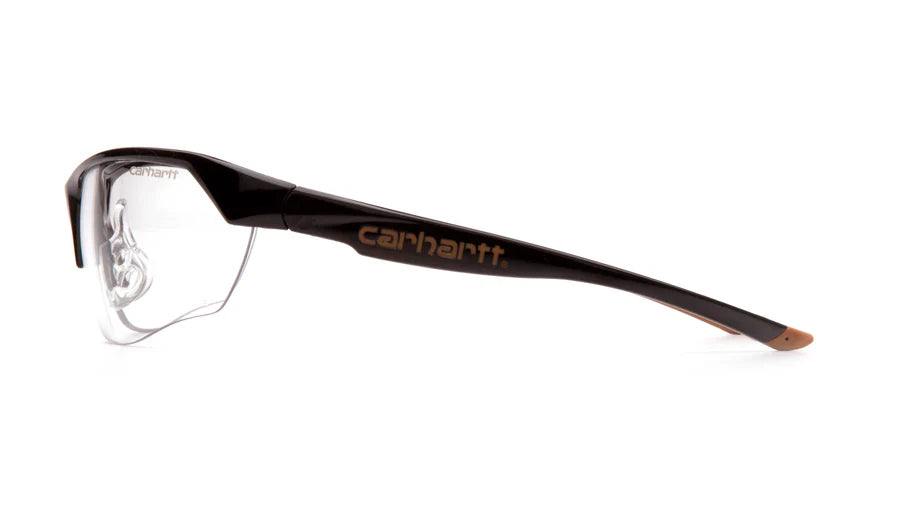 Pyramex Carhartt Braswell Anti-Fog Bifocal Reading Safety Glasses Eye Protection, Black Frame, Clear Lens, 1.5 Diopters