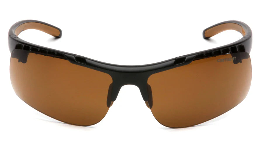 Pyramex Carhartt Rockwood Safety Glasses, Sandstone Bronze Anti-Fog, Retail Packaging