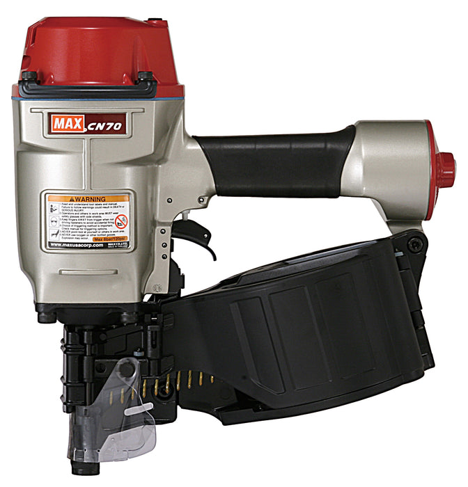 MAX USA 1-3/4 In. to 2-3/4 In. Heavy Duty Coil Nailer