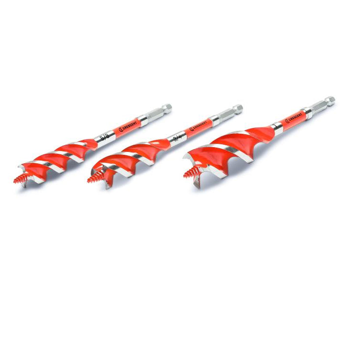 Crescent 3-Piece High Speed Auger Set