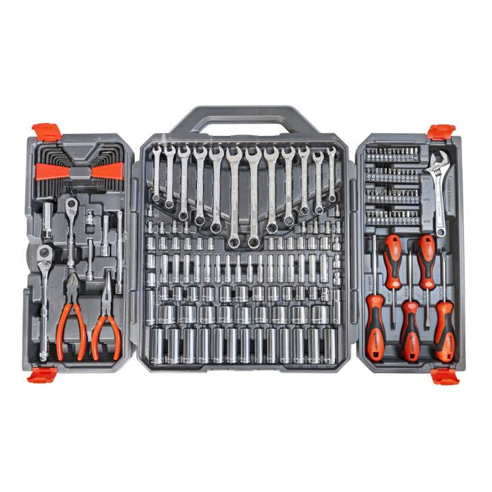 Crescent 180-Piece 1/4" and 3/8" Drive 6-Point SAE/Metric Professional Tool Set