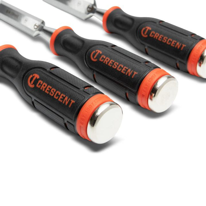 Crescent 3-Piece Wood Chisel Set