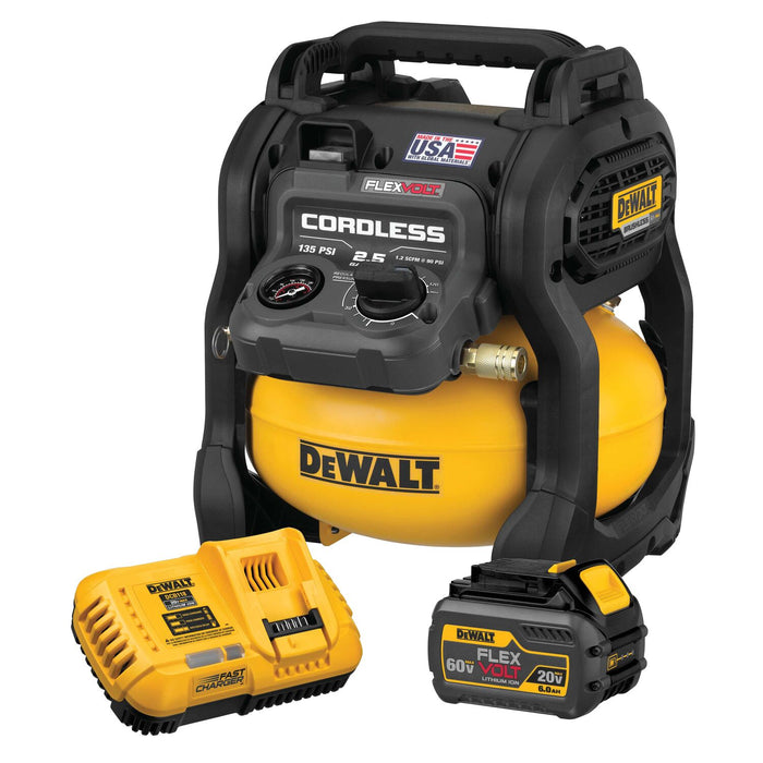 DeWALT 60V MAX FlexVolt 2.5-Gallon Cordless Air Compressor Kit