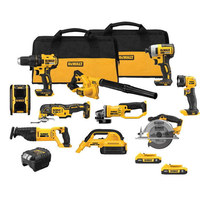 DeWALT 20V MAX 10-Tool Combo Kit