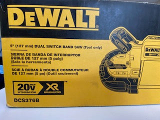 DeWALT 20V (DCS376B) MAX 5 In. Dual Switch Band Saw (Bare Tool) (Like New, Damaged Box)