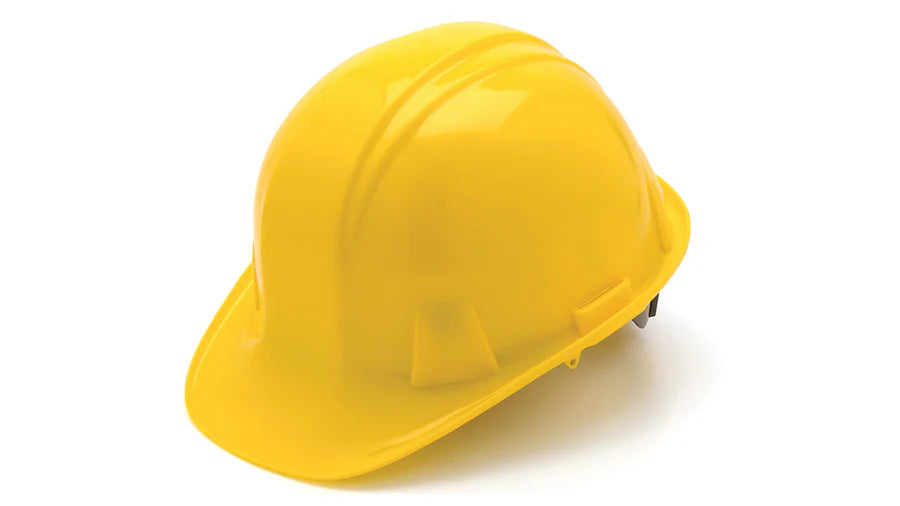 Pyramex Safety SL Series Cap Style Hard Hat, Yellow